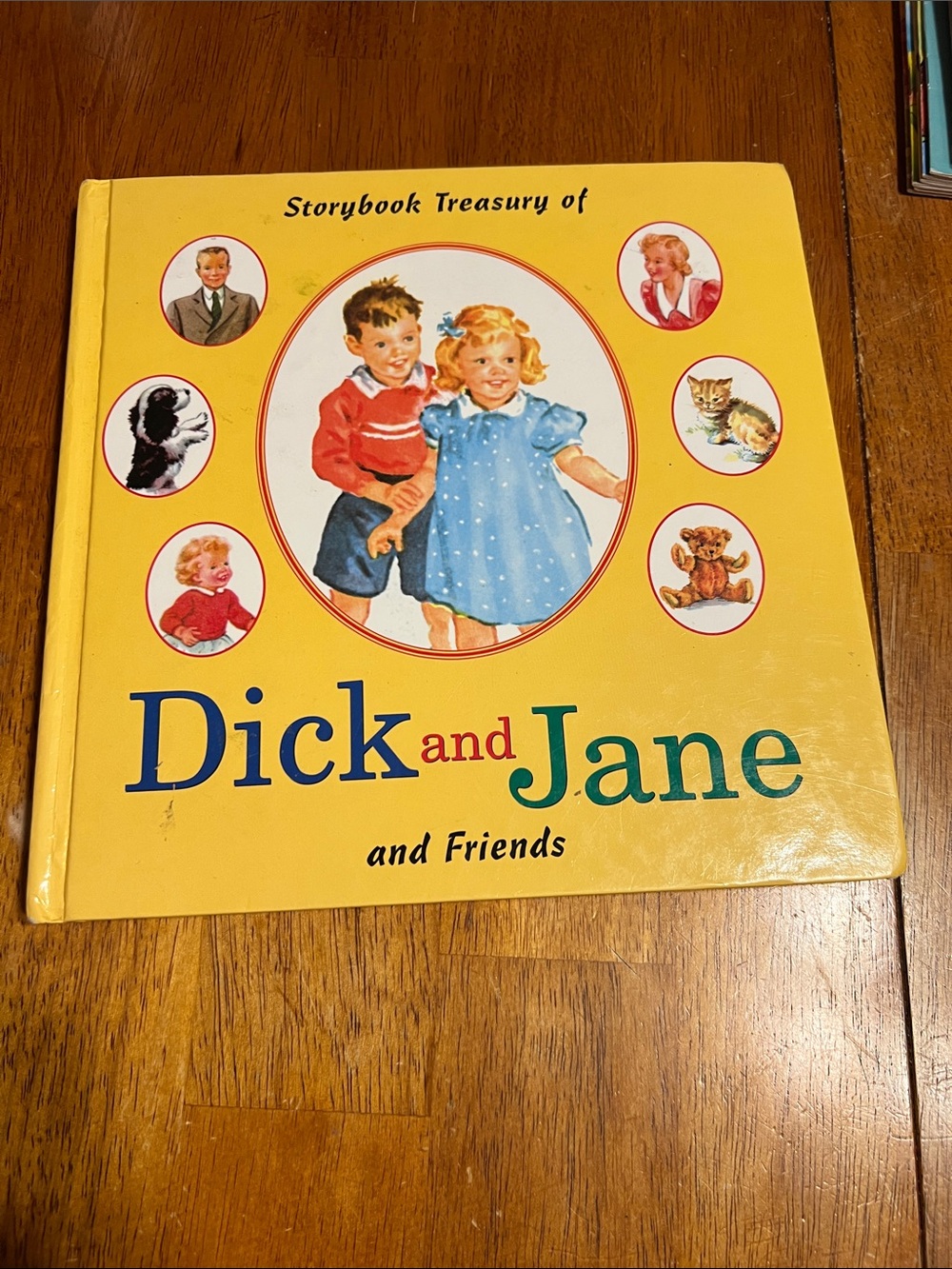 Dick and Jane and Friends Storybook - Yellow Hardcover Kids Book
